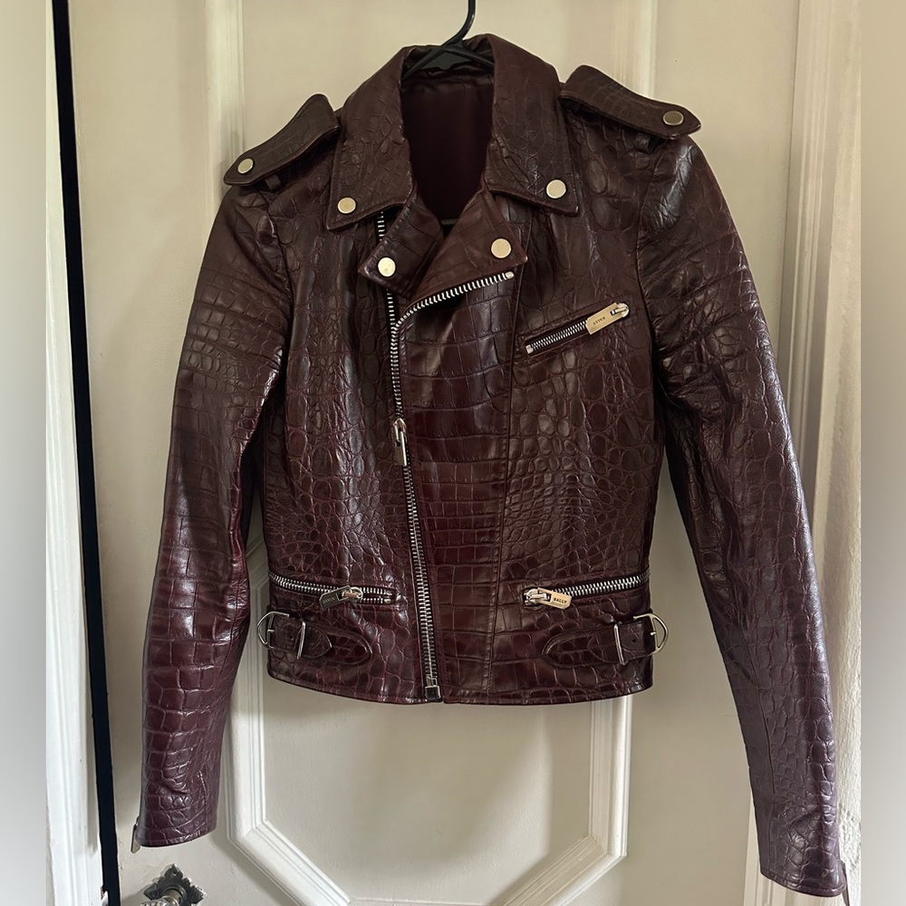 Bally leather jacket